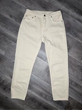 Ksubi Off-White Jeans with Black Branded Tag